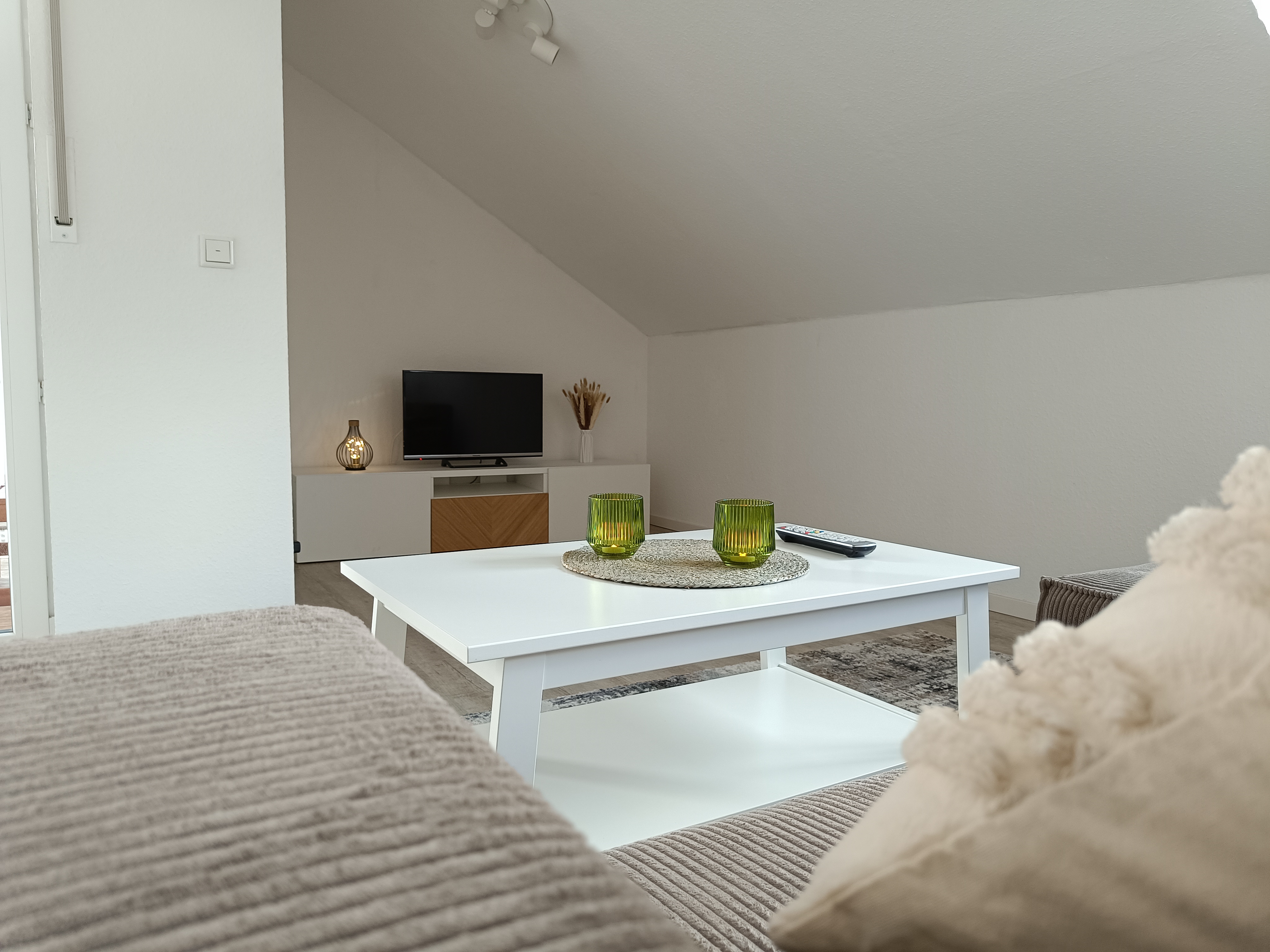 Wohnzimmer, Fernseher, Gemütlich