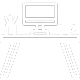 Arbeitsplatz modern mit WLAN und Smart-TV