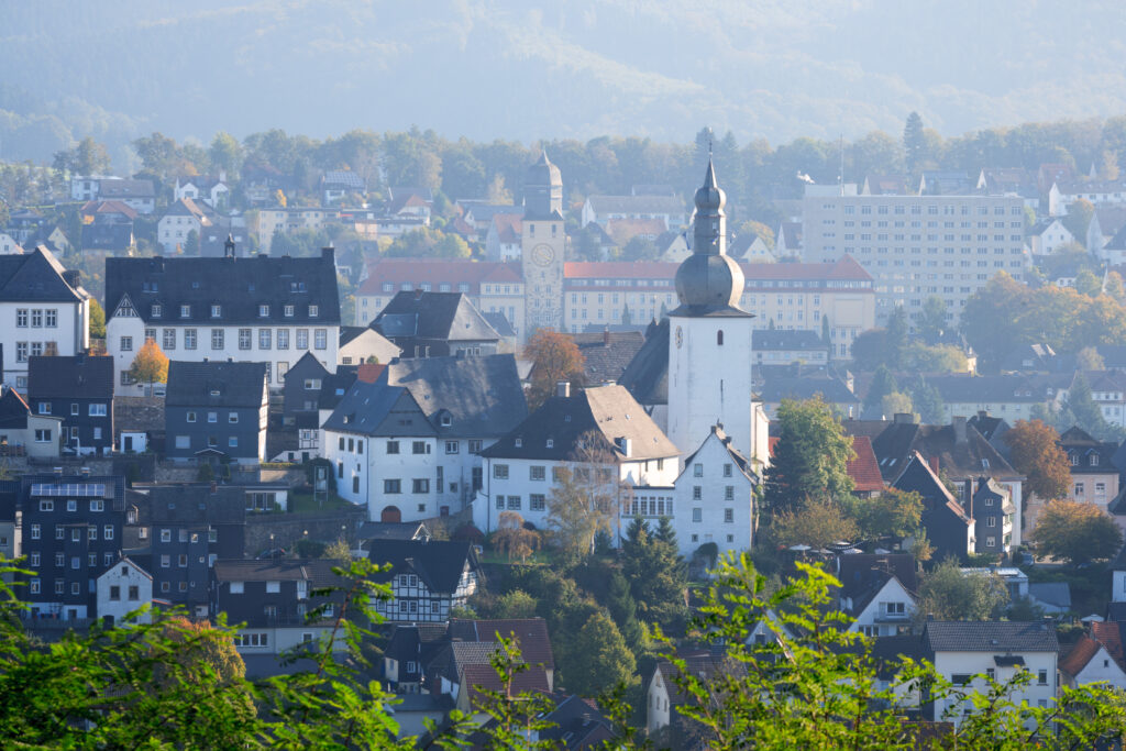 Ausblick über die Stadt Arnsberg